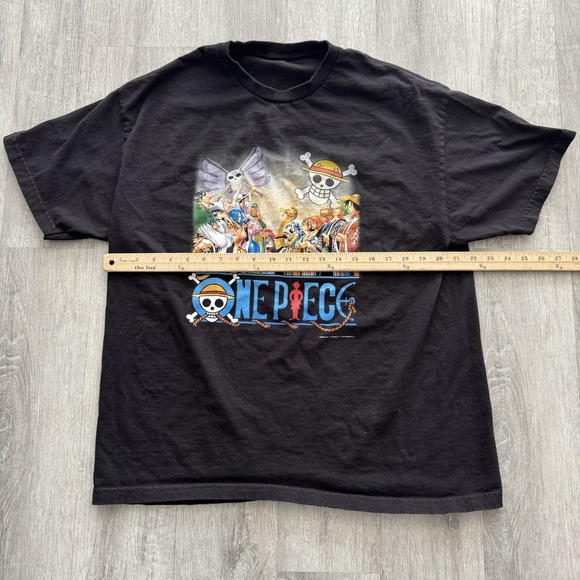 One Piece Anime Graphic Shirt Gonxkilla South Side Supply Black Tee Size Large - Picture 4 of 6